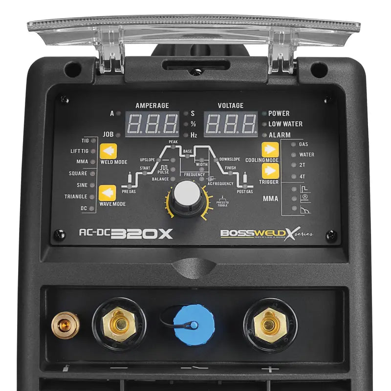 Bossweld TIG 320X Welder 415V X-Series AC/DC – Water & Air-Cooled Options