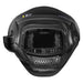 Inside view of the TM1000 welding helmet featuring digital controls and sensors.